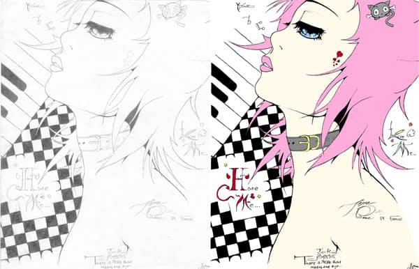 600x386 Clean Up And Color A Scanned Drawing - Clean Up Drawing