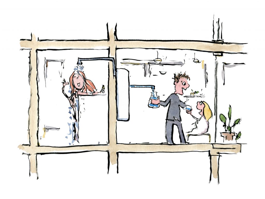 1024x768 Waterstillar - Clean Water Drawing