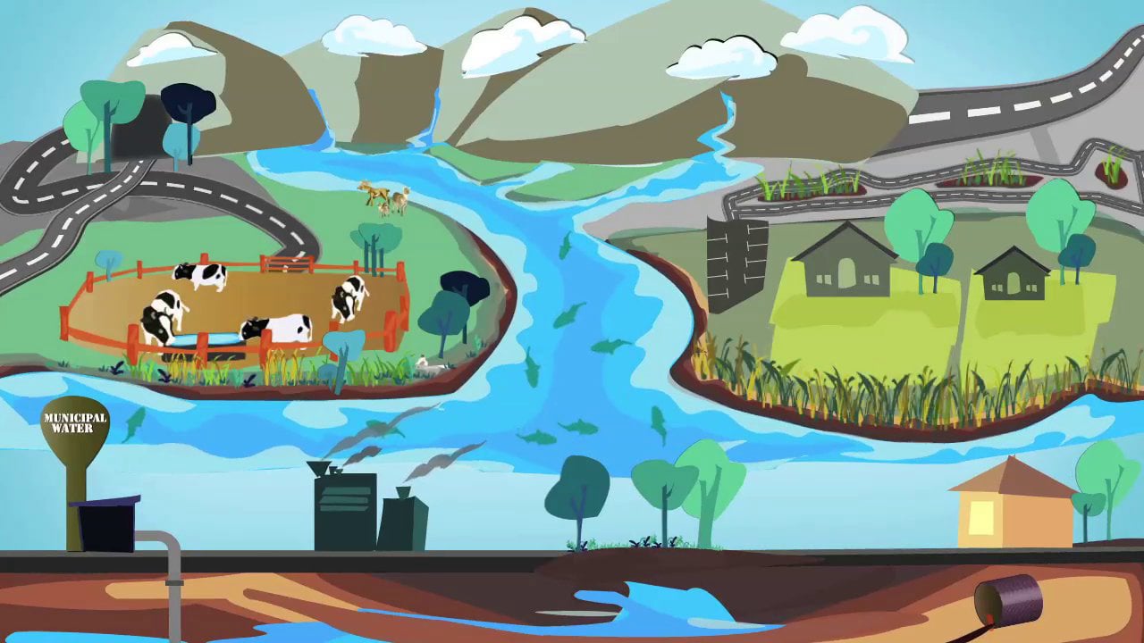 1280x720 clean water a long journey from the source to our tap on vimeo - Clean Water Drawing