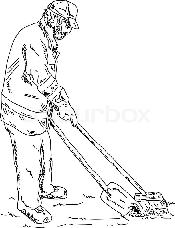 612x800 vector - Cleaning Drawing