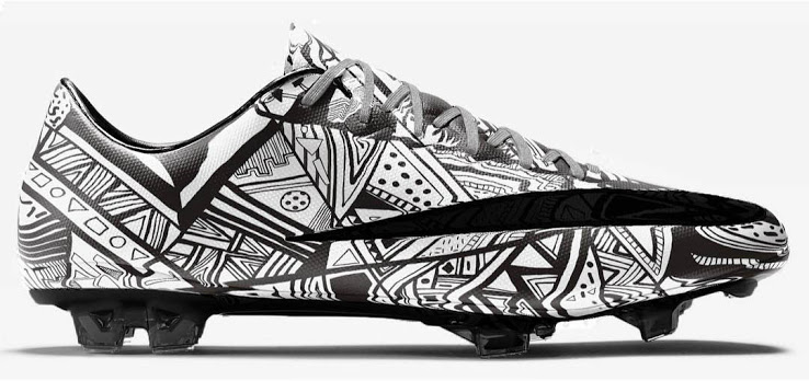 738x348 five unique nike mercurial shoes - Cleats Drawing