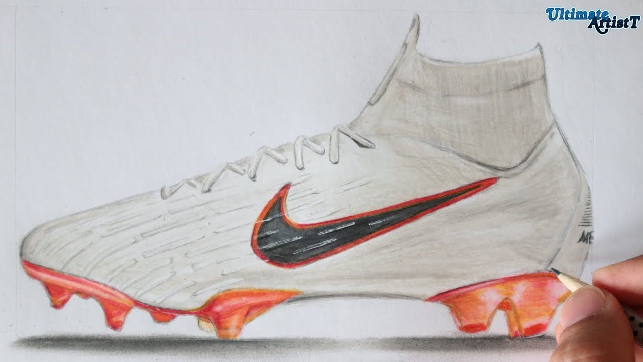 1280x720 nike mercurial superfly vi elite cleats art - Cleats Drawing