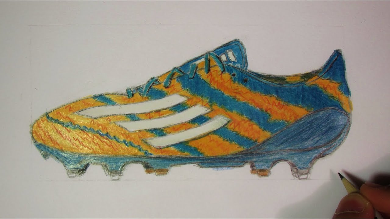 1280x720 realistic soccer cleats messi's mirosar - Cleats Drawing