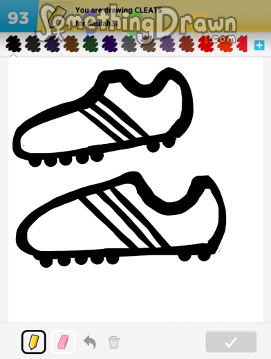 392x519  - Cleats Drawing