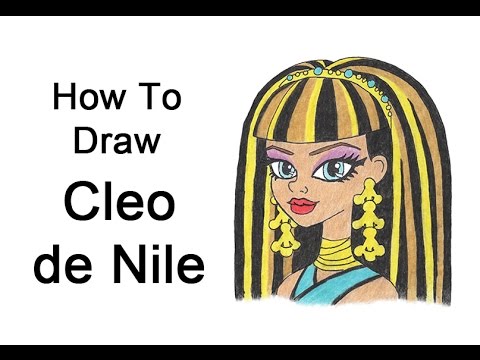 480x360 how to draw cleo de nile from monster high - Cleo De Nile Drawing