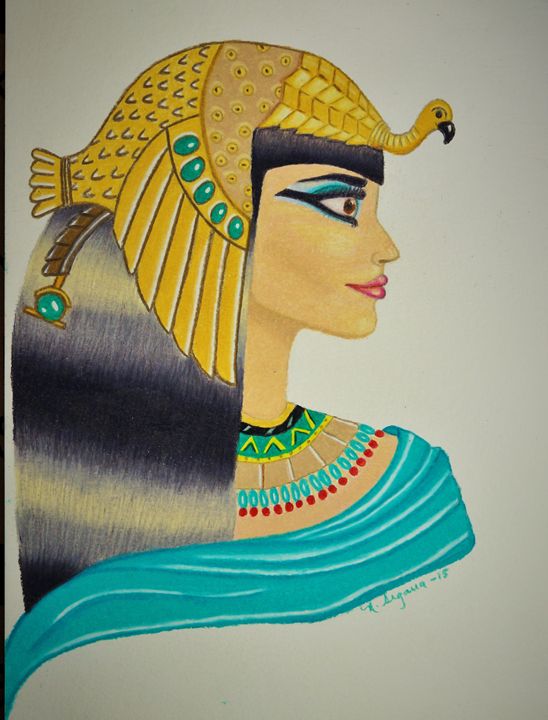 548x720 Cleopatra Queen Of Egypt - Cleopatra Drawing