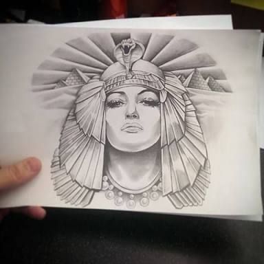 Cleopatra Drawing at PaintingValley.com | Explore collection of ...