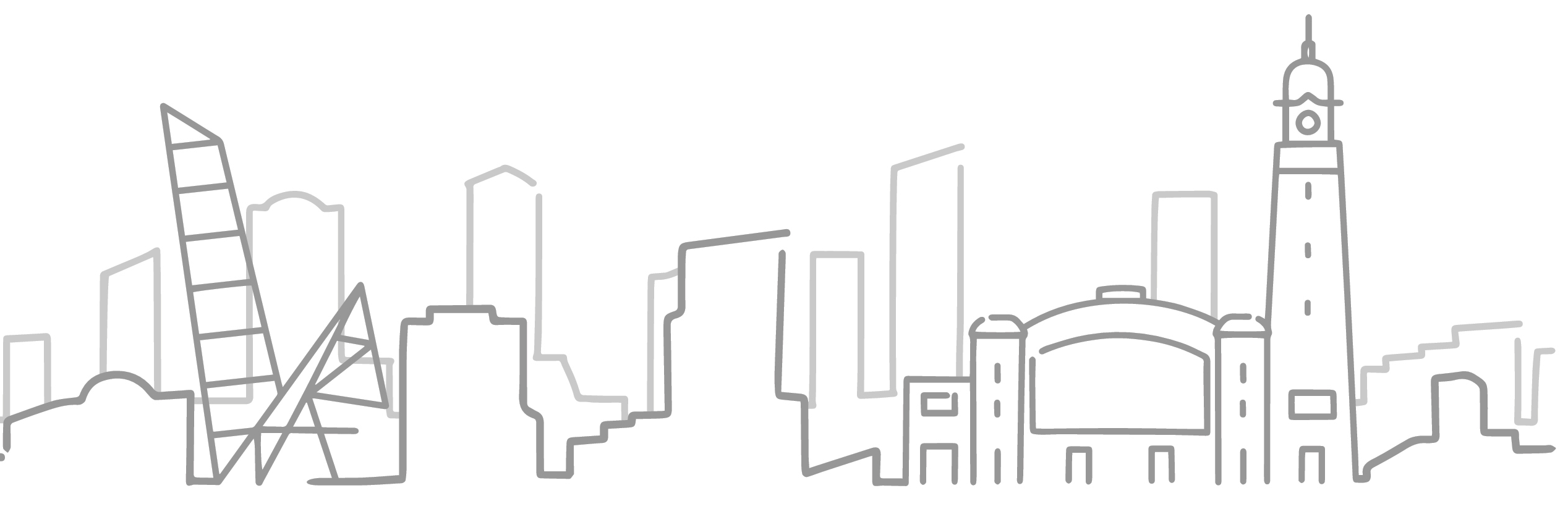 2536x824 from bridges to belief four events to focus on cleveland history - Cleveland Skyline Drawing
