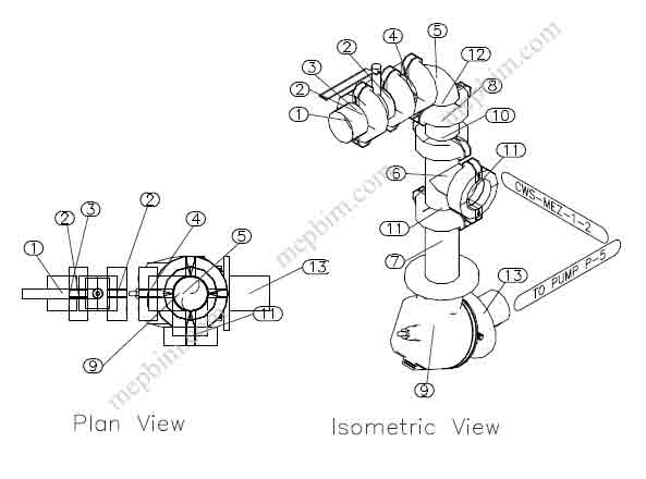 593x440 Piping Spool Drawing Services - Client Drawing