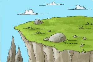 300x200 How To Draw Cliff Step - Cliff Drawing