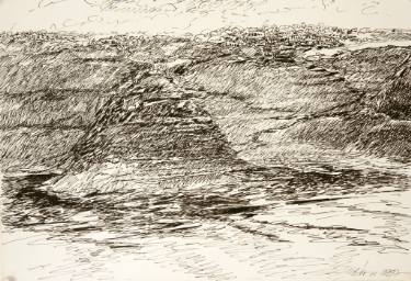 375x256 Cliff Drawing - Cliff Drawing