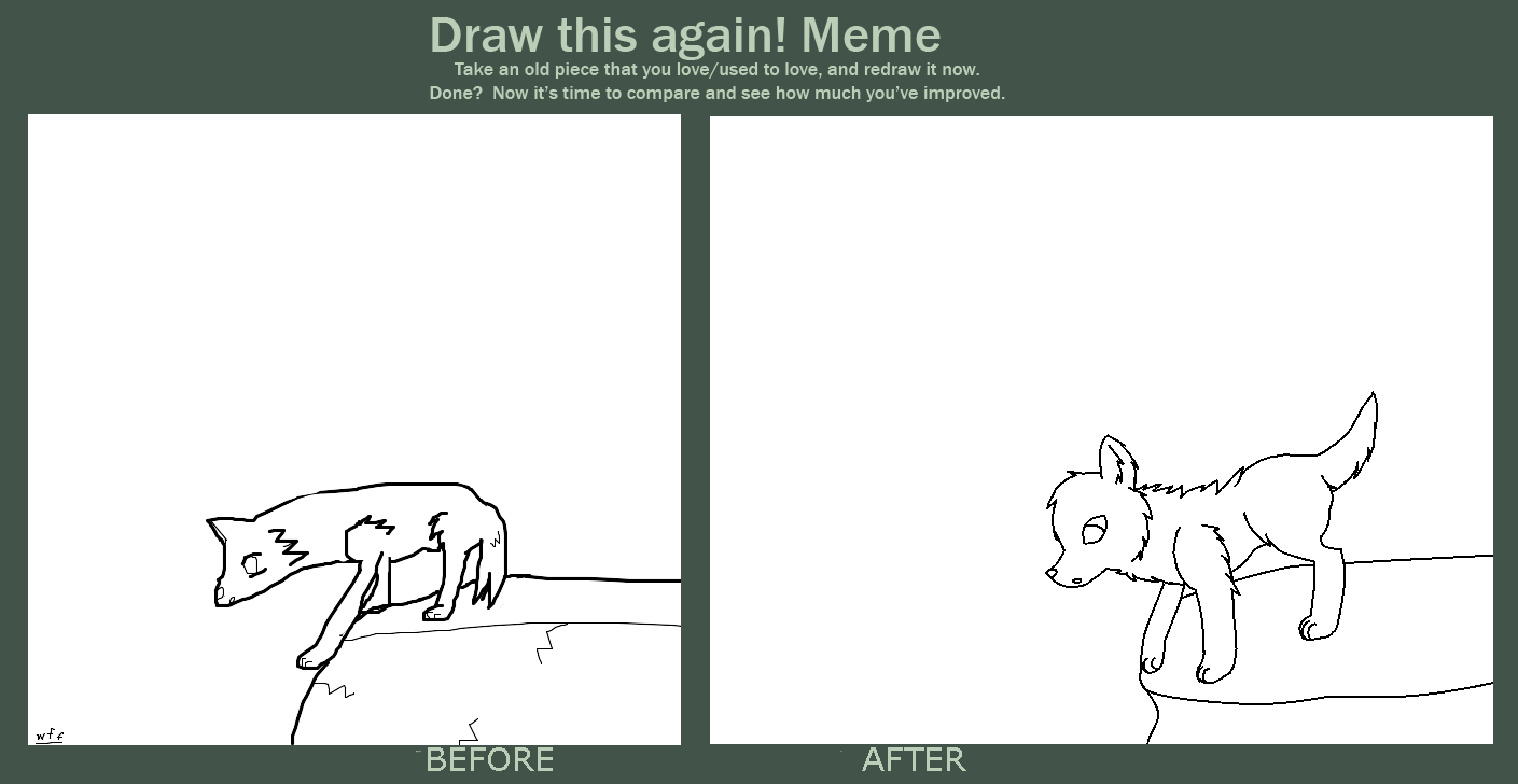 1409x728 draw this again meme - Cliff Edge Drawing