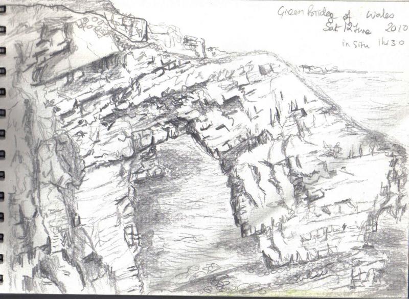 800x585 drawing tricks cliff for free download - Cliff Edge Drawing