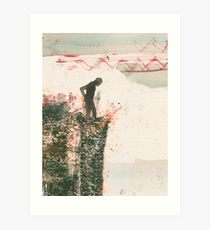 210x230 cliff edge drawing art prints redbubble - Cliff Edge Drawing