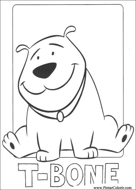 567x794 Drawings To Paint Colour Clifford - Clifford Drawing