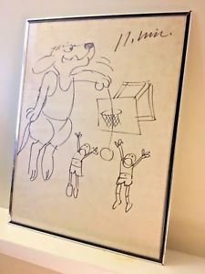 225x300 vintage original norman bridwell sketch drawing clifford big red - Clifford Drawing