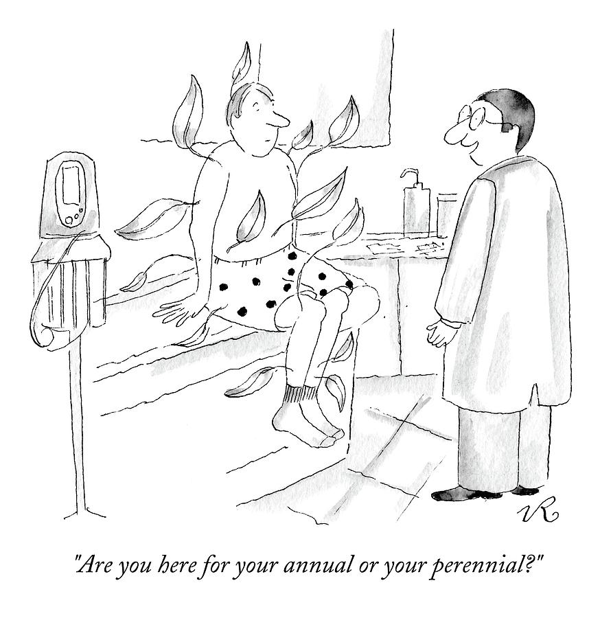 874x900 a doctor speaks to a man who sits in the clinic drawing - Clinic Drawing