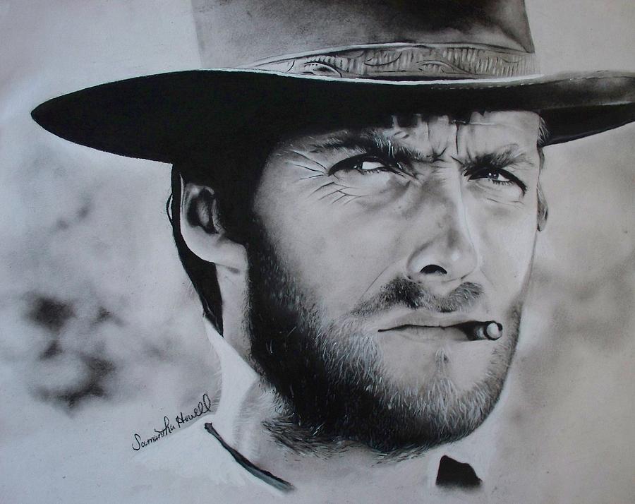 900x714 Clint Eastwood Drawing - Clint Eastwood Drawing