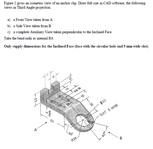 534x521 figure gives an isometric view of an anchor clip - Clip Drawing