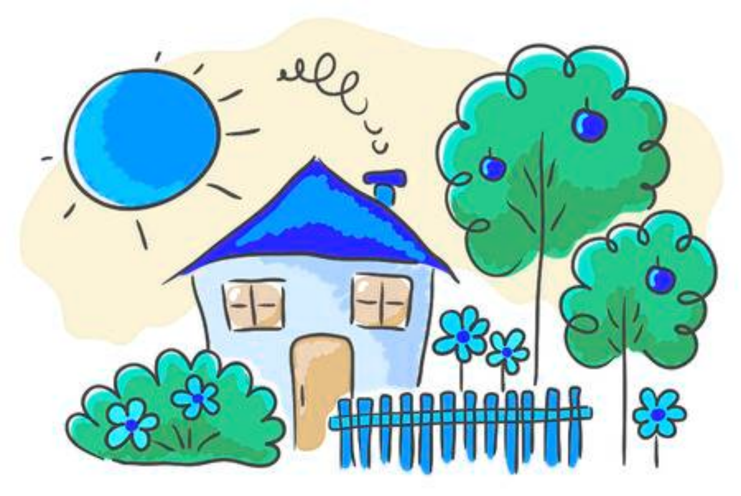 2400x1606 Clipart - Clipart Child Drawing