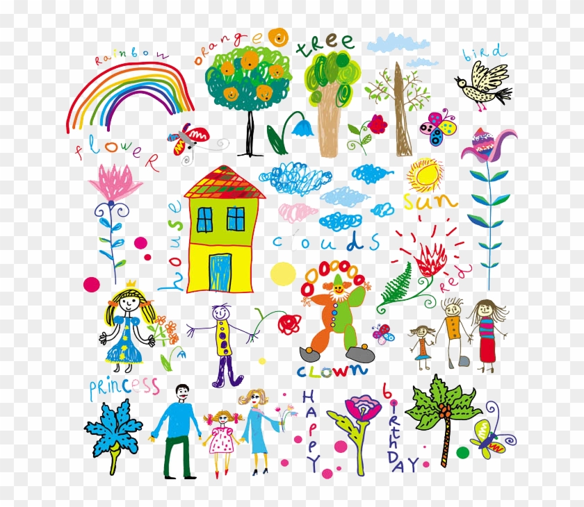 840x730 Painting Child Drawing Illustration - Clipart Child Drawing