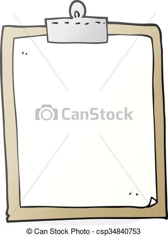 335x470 freehand drawn cartoon clipboard - Clipboard Drawing
