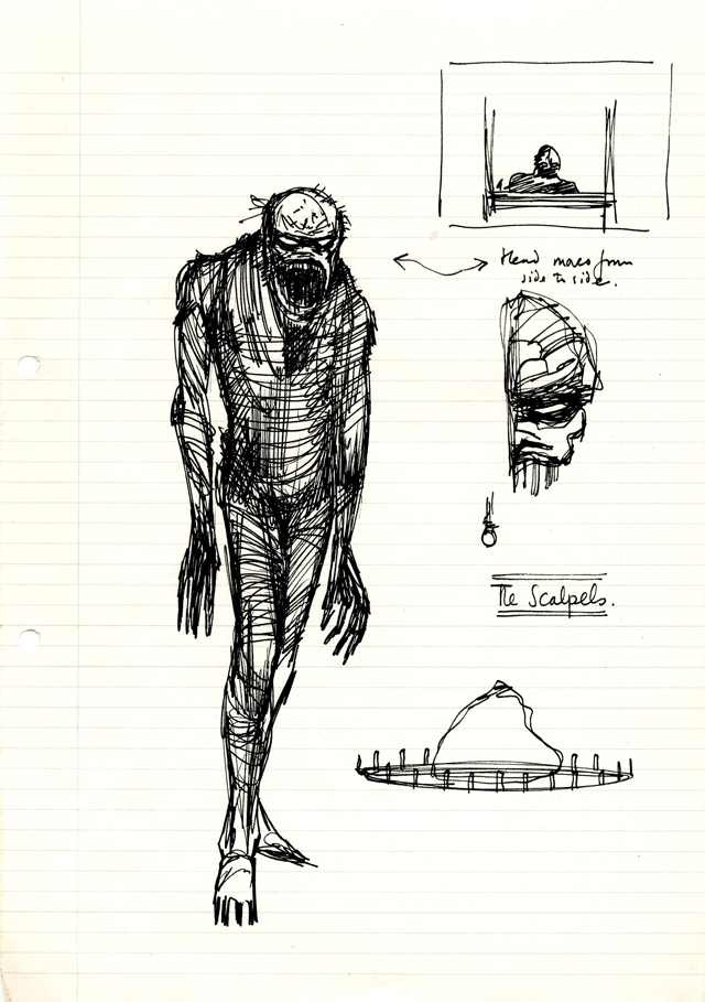 640x909 Terror And Wonder The Gothic Imagination - Clive Barker Drawings