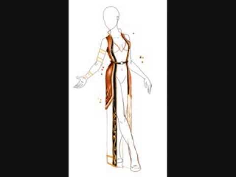 480x360 How To Draw A Long Cloak - Cloak Drawing