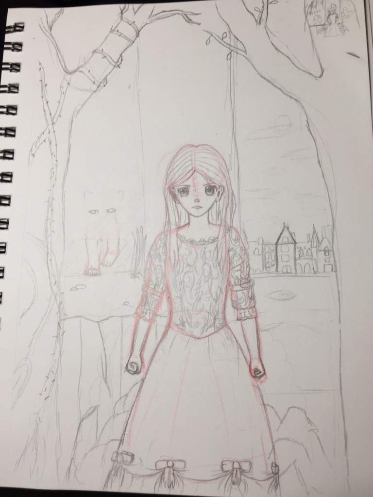 768x1024 Serafina And The Black Cloak Sketch Amino - Cloak Drawing