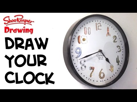 480x360 how to draw a clock face o'clock shoo rayner author - Clock Face Drawing