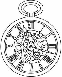 236x295 Collection Of Free Clock Drawing House Download On Ui Ex - Clock Gears Drawing
