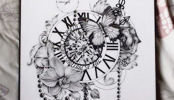 770+ Free Download Tattoo Ideas Clock HD Tattoo Images