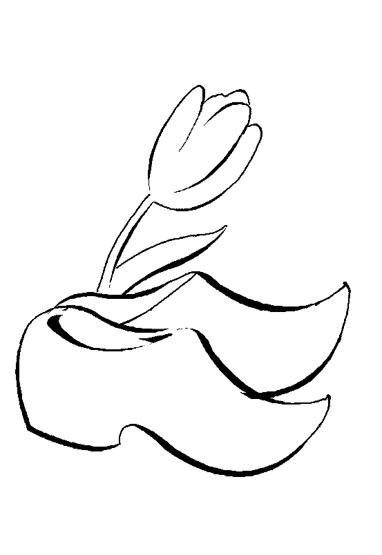 553x804 Label - Clogs Drawing