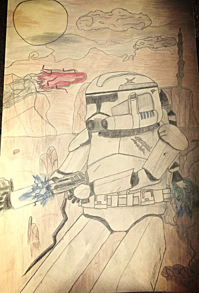 697x1024 Clone Trooper Drawing Star Wars Amino - Clone Drawing