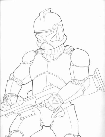 431x558 Clone Outcast - Clone Drawing