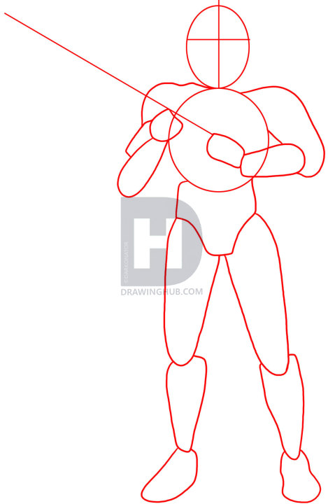 469x720 how to draw a clone trooper, step - Clone Trooper Drawing