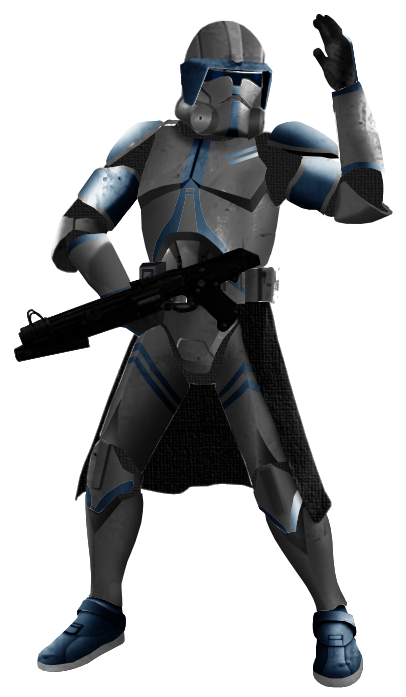 drawing of clone trooper