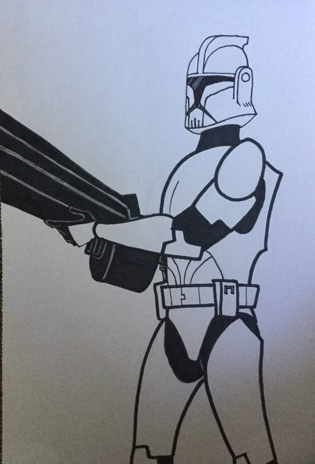 619x911 clone trooper drawing - Clone Trooper Drawing