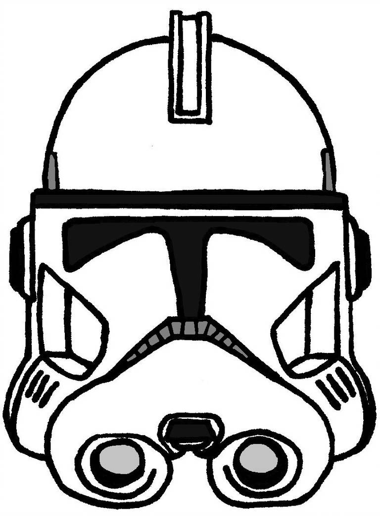 Clone Trooper Helmet Drawing at PaintingValley com Explore collection