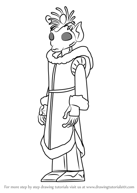 567x800 Learn How To Draw Ganodi From Star Wars - Clone Wars Drawings