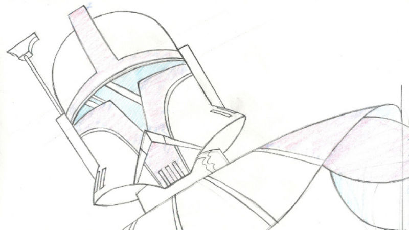 800x450 Concept Art From Lucas' Forgotten Star Wars Animated Series - Clone Wars Drawings