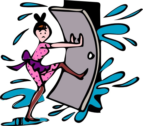 600x530 Girl Close Door Clip Art Free Vector In Open Office Drawing - Close Drawing