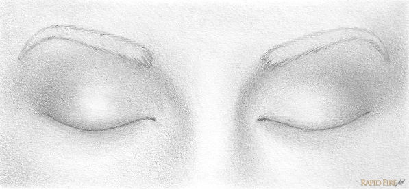 597x276 How To Draw Closed Eyes Rapidfireart - Close Drawing