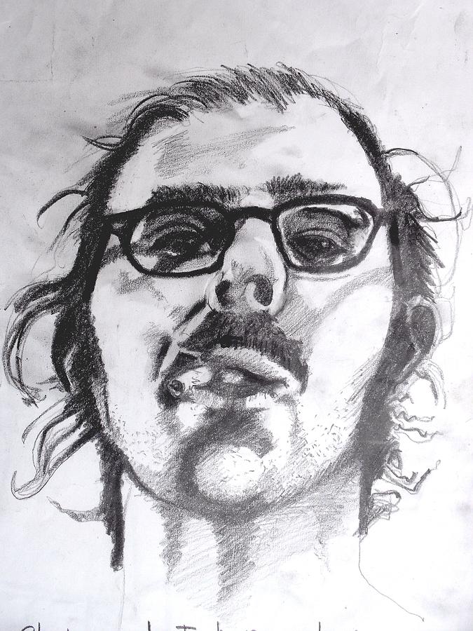 675x900 Portrait Of The Artist Chuck Close Drawing - Close Drawing