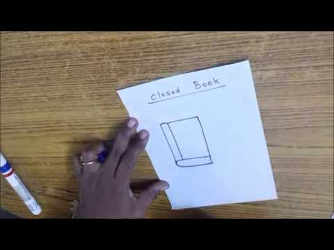 480x360 How To Draw Closed Book Easy Step - Closed Book Drawing