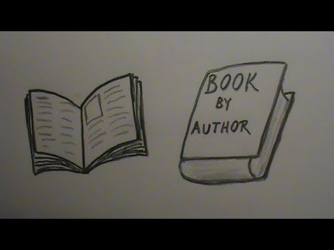 480x360 How To Draw A Book Open And Closed - Closed Book Drawing