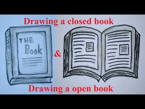 480x360 How To Draw Closed And Open Book - Closed Book Drawing