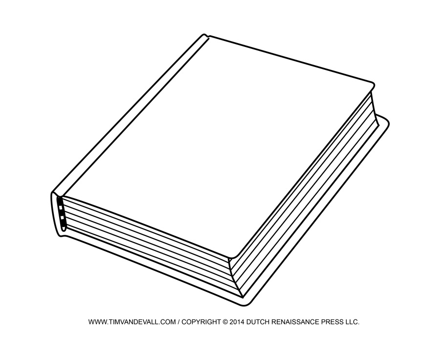 900x695 Closed Book Clipart Black And White Great Free Clipart - Closed Book Drawing