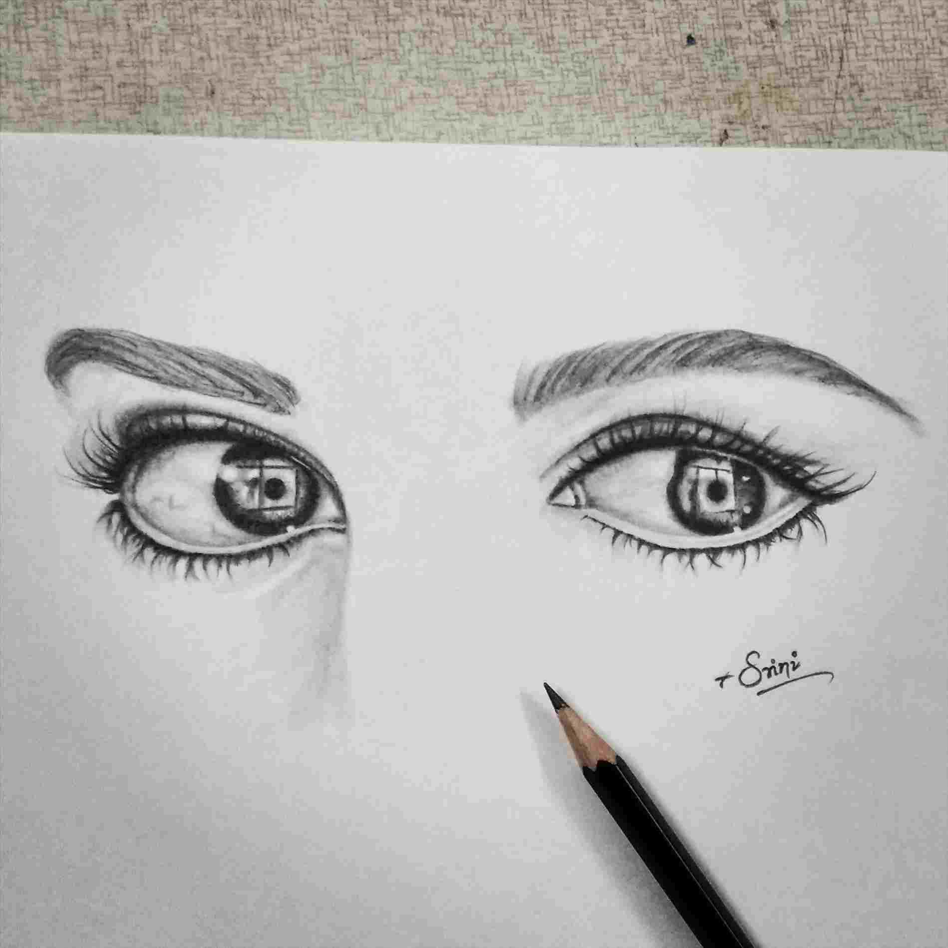 1899x1899 Sketch Images Of Eye Drawing Closed Eyes And Autotraced Realistic - Closed Eye Drawing
