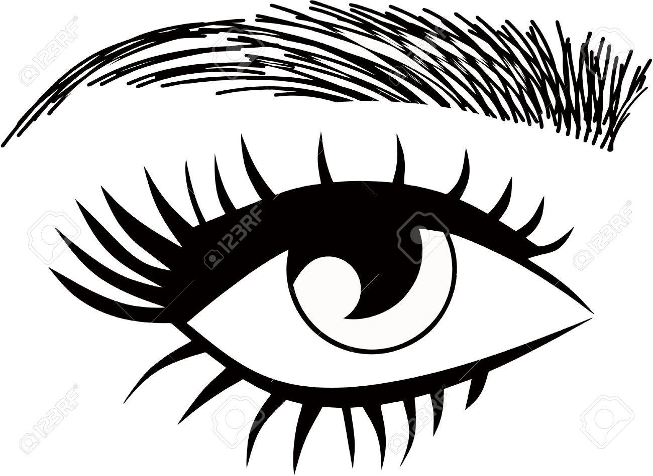 1300x949 Closed Eye Drawing Eyes Clip Art - Closed Eye Drawing